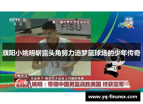 濮阳小姚明崭露头角努力追梦篮球场的少年传奇